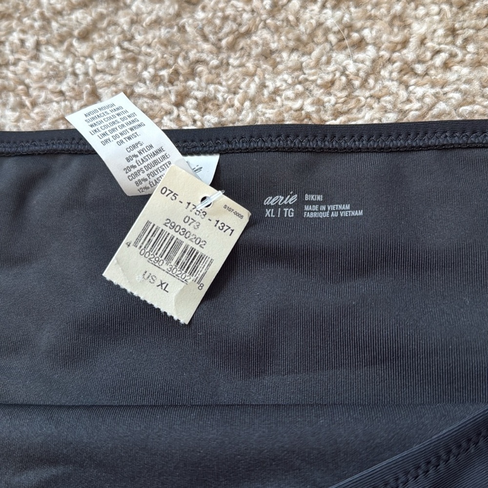 Aerie Black Bikini Bottom - Picture 2 of 4